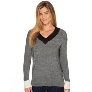 Smartwool Sweater Womens Medium Merino Wool Long Sleeve Pullover V Neck Akima